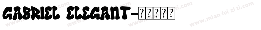 Gabriel Elegant字体转换